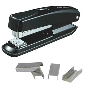 Q-Connect Heftgerät Tacker Bürohefter Metall 20 Blatt + 1000 Heftklammern 24/6 - Bild 1 von 1