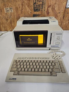 Vintage 1985 Magnavox Videowriter pf7715 be01 & Keyboard - Photo 1/16