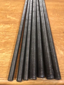 M8, M10, M12, M16, M20, M24 Left Hand Thread, Self Colour, Threaded Bar X 1m. - Picture 1 of 1