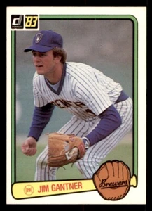 1983 Donruss Baseball #232 Jim Gantner EX/MT or better *aa1 - Picture 1 of 2