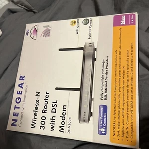 NETGEAR Wireless Router DGN2000 Used + Power Cable. VGC Powerful In It’s Time - Picture 1 of 2