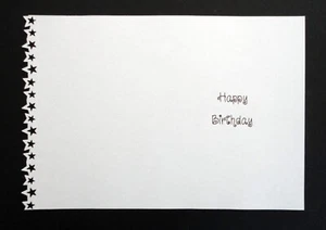 Card Inserts-"Happy Birthday" Greeting for Cricut Joy cards (Portrait) Pk 20 - Picture 1 of 1