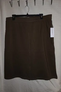 BRAND NEW LIZ CLAIBORNE WOMENS MOSS GREEN SKIRT SIZE 18W - Picture 1 of 5