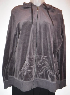 Fashion Bug XL gris cremallera completa sudadera con capucha Foto 1 de 4