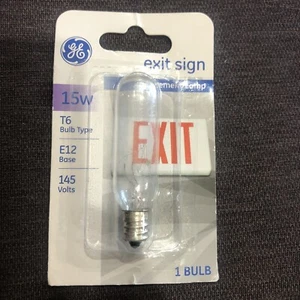 Ge Lighting 15 Watt T6 Indicator Light Bulb 22114 - Picture 1 of 4