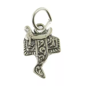 Dije de silla pequeña de plata esterlina 925 hecho en EE. UU. - Imagen 1 de 2