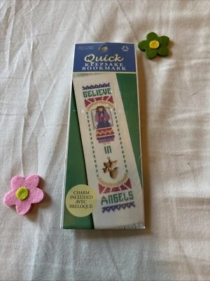 Janlynn Quick Keepsake Bookmark Cross Stitch Kit Angel Charm - Image 1 of 4