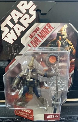 Hasbro Star Wars Saga 2008 30 aniversario #03 Mustafar lava miner sin usar, en caja sellada Foto 1 de 4