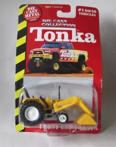 Tonka Farm Equipment Yellow #4 Front End Loader Tractor #14 Maisto Hasbro - Picture 1 of 4