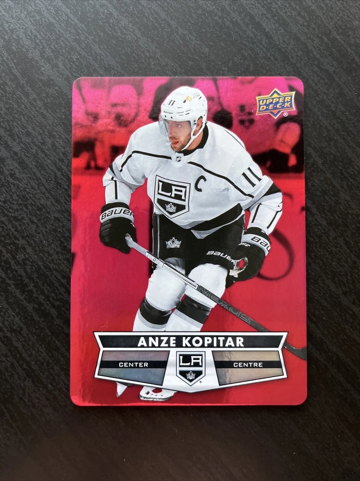 2021-22 Upper Deck Tim Hortons Red Die Cut #DC-17 Anze Kopitar Los Angeles Kings - Image 1 of 2