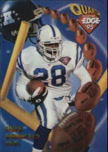 B1003- 1995 Collector's Edge EdgeTech Black Label Quantum #7 Marshall Faulk - Picture 1 of 2
