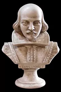 Exhibición de esculturas de William Shakespeare o escritorio talla 25 cm decoración del hogar - Imagen 1 de 3