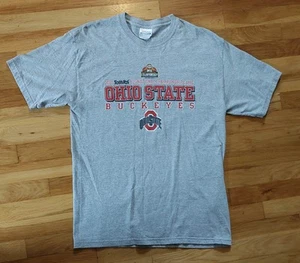Ohio State Buckeyes OSU 2007 BCS National Championship Game Gray T-Shirt Size M - Picture 1 of 6