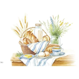 IHR Breakfast Time Frühstücksbrettchen Schneidebrett Brettchen 23,5x14,5 cm - Bild 1 von 2