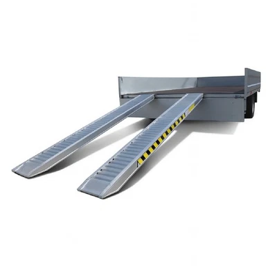 JB BRANDL ® Alu Auffahrschienen Auffahrrampen 3500 x 300 x 70mm 1000kg Verladerampen