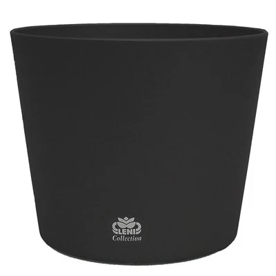 Kunststoff Blumentopf Flori Farbe schwarz - Bild 1 von 2