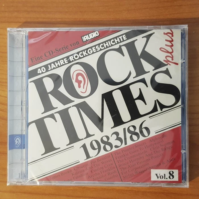 VARIOUS Audio Rock Times Plus Vol. 8 1983/86  NEU SEALED (CD) - Bild 1 von 2
