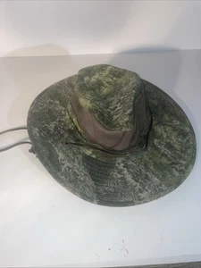 Sombrero de lana de camuflaje ventilado de malla de ala ancha de roble musgo talla única con correa para la barbilla - Imagen 1 de 4