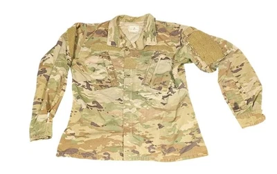 Army Combat Uniform Coat Womens 36 Short Multicam Camo Ripstop Military Jacket - Image 1 of 4