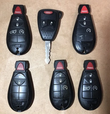 LOT OF 6 KEY FOBS FOB Jeep Grand Cherokee etc. - Image 1 of 2