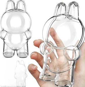 Pop Mart Labubu The Monsters Plüsch Clear Schutzhülle/Cover - Macaron Style - Bild 1 von 4