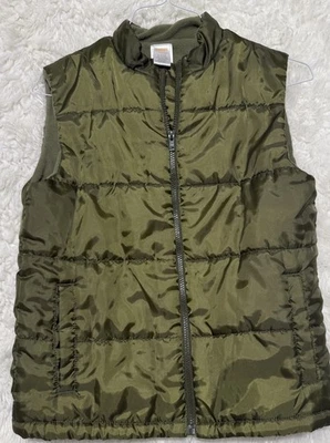 Gymboree Kids' Green Sleeveless Puffer Vest size Large 10-12 - Image 1 of 2