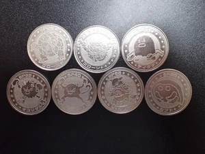 Pokemon Karte Meiji Promo Battle Coin x7 Golem Kangaskhan etc #5491 - Bild 1 von 16