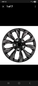 Pilot Automotive WH555-16GM-B 16 Inch Spyder Gunmetal Grey Universal Hubcap Set  - Bild 1 von 9