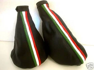 ALFA ROMEO MITO CUFFIA CAMBIO FRENO VERA PELLE/LEATHER - Afbeelding 1 van 1