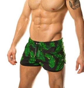 Swimwear GIGO Branch Swim Shorts Fashion Palmas Green S03003 3 - Picture 1 of 4