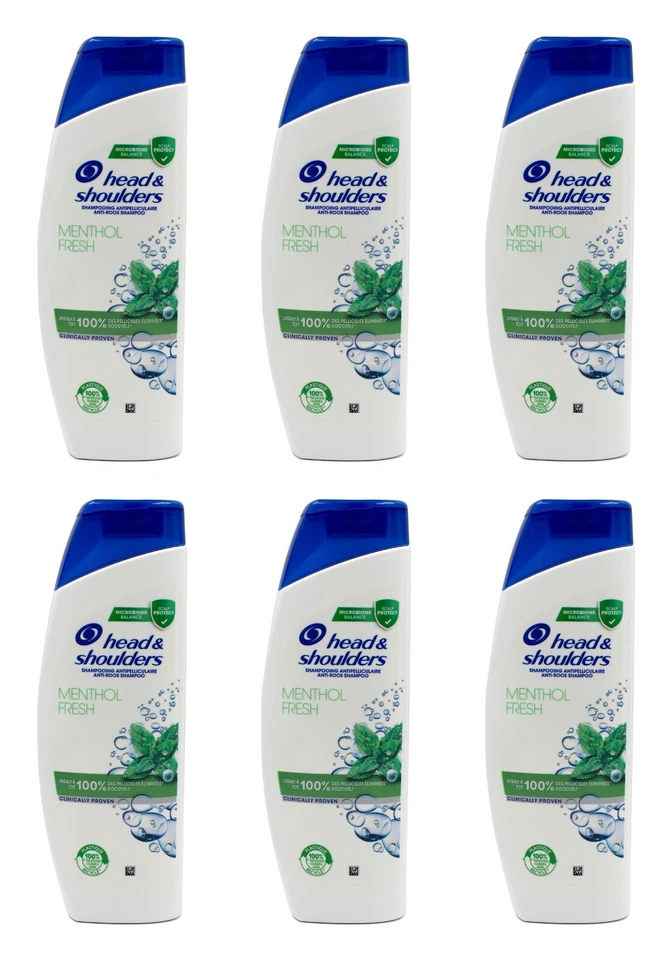 Head & Shoulders Menthol Fresh Anti Schuppen-Shampoo , 6x285ml EAN8006540687567
