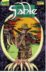 JON SABLE FREELANCE #37 (VG-FN) 1986 FIRST COMICS - Picture 1 of 1