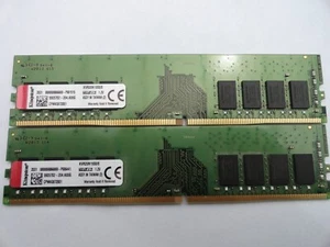 16gb Kingston Memory (2x8GB) RAM DDR4 2666 PC4-21300 KVR26N19S8/8 - Picture 1 of 3