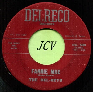 DEL-RAYS (Fannie Mae / Should I Ever Love Again) R&B - SOUL 45 RPM RECORD - Picture 1 of 2