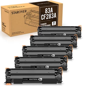 5er-Pack CF283A schwarze Toner-Kombination für HP 83A LaserJet M127fw M125nw Drucker - Bild 1 von 6