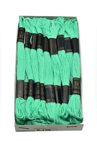 Embroidery Polyester Cotton Thread Floss Skeins Art Craft Different Colors 25 Pc - Picture 1 of 21
