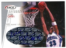 2001 Sage Auto Silver /200 Eddie Griffin #A16 Rookie Auto RC
