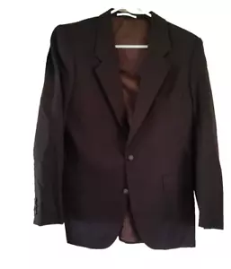 YVES SAINT LAURENT YSL MADE IN FRANCE GRAY WOOL MEN BLAZER JACKET MED - Picture 1 of 12