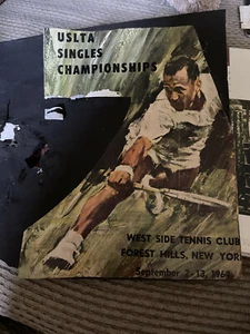 magazine clippings color vintage USLTA Singles championships Forest Hills NY - Picture 1 of 1