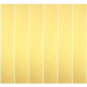 Brass Strip, Brass Shim Stock Assortment, 1" Width x 6" Length, 0.002", 0.004... - Picture 1 of 7