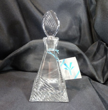 Vintage Crystal Italian Pyramid Style Perfume Bottle