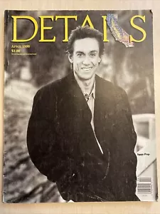 Details Magazine April 1990 Iggy Pop, Alexandra White - Imagen 1 de 2