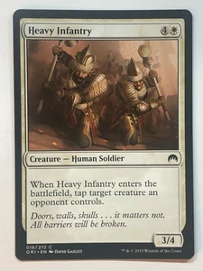 MTG Magic Origins Heavy Infantry 18 NM/M - Picture 1 of 1