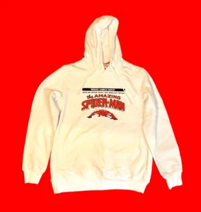 THE AMAZING SPIDER-MAN WHITE HOODIE XXL LARGE EXCLUSIVE MARVEL BRAND NEW w/TAGS - Picture 1 of 5