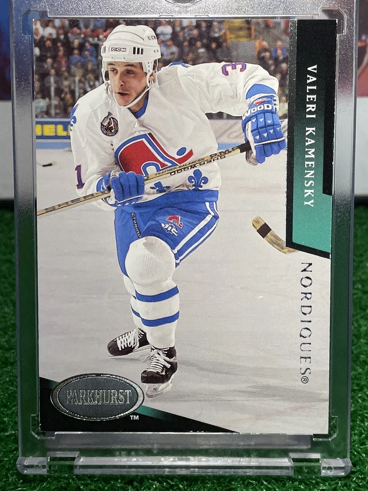 1993-94 Parkhurst Nordiques Hockey Card #438 Valeri Kamensky - Image 1 of 4