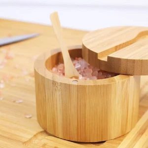 Pepper Bowl Salt Dish Keeper Seasoning Container Box Household Kitchen Supplies - Picture 1 of 12