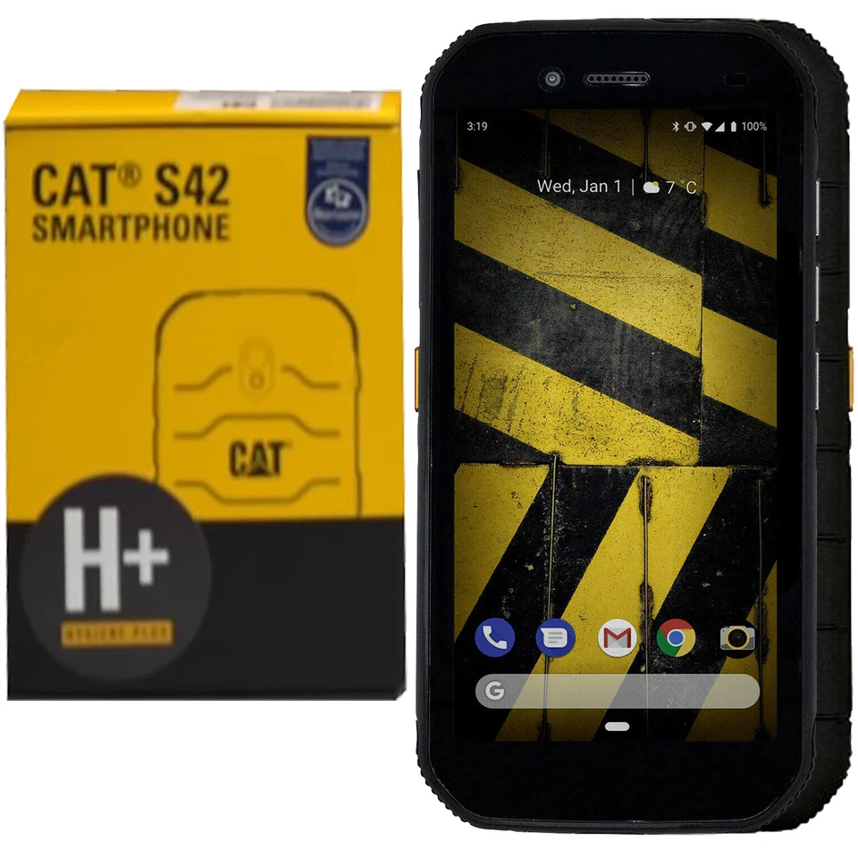 BNIB Caterpillar CAT S42 H+ Dual-SIM 32GB Black Factory Unlocked 4G/LTE OEM - Image 1 of 1