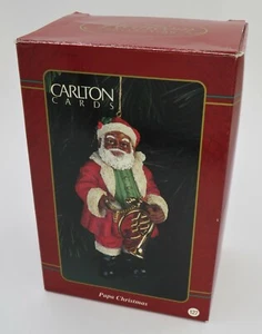 Carlton Tarjetas Colección Reliquia Papá Navidad Vintage Adorno Envío Gratis - Imagen 1 de 10