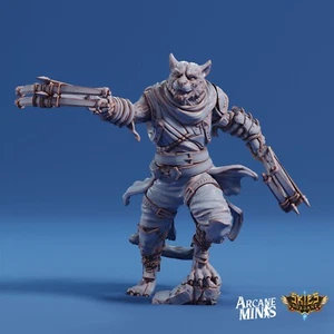 Tabaxi Rogue Pose 2 | Arcane Minis | The Tangled Hunt | D&D Miniature - Picture 1 of 4