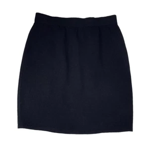 St. John Santana knit pull on pencil skirt Sz 4 black - Picture 1 of 4